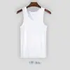 3 peças de regatas masculinas de algodão, 100% algodão, slim fit de verão, absorventes de suor, estilo americano para esportes e fitness, tecido fino canelado