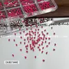 Acessórios pequenos de zircônia rosa choque para nail art, decorações de diamante, diamantes de fundo plano, item popular de celebridade da internet super brilhante, mini diamantes ultra brilhantes atacado