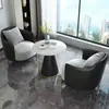 Sofá de Recepción de Negocios Combinación de Mesa de Café Lobby de Hotel Accesible Lujo Ocio Accesible Lujo Hotel Área de Descanso Mesa y Sillas de Negociación