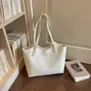 Bolsa tejida de gran capacidad, nuevo modelo 2026, bolso de hombro, elegante y único, adecuado para estudiantes universitarios para la clase y el transporte