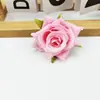 Flor Artificial Rosa Rocío Materiales para Manualidades Accesorios para Tocados de Boda Rosa Rocío Flor Falsa Rosa de Borde Rizado En Stock