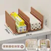 Estante de Almacenamiento para Papel Film, Organizador de Compartimentos para Gabinete, Estante de Almacenamiento Dentro de la Puerta del Gabinete, Suministros de Cocina, Solución de Almacenamiento sin Taladro