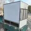 Triciclo Totalmente Cerrado Semi-Acero Inoxidable con Candado, Características de Desmontaje y Montaje, Carrito Stand para Snacks Comercial, Multifuncional para Venta Ambulante, Barbacoa y Comida Picante