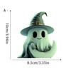 Adesivos de Parede para Quarto Série Mago Fantasma Fofo de Desenho Animado de Halloween para uma Atmosfera Festiva, Adesivos de Interruptor que Brilham no Escuro
