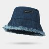 Sombrero de Pescador de Moda Retro Coreana para Pareja, Versátil, Primavera y Verano, para Exterior, Ala Grande, que Afina el Rostro, Sombrero de Pescador con Protección Solar