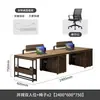 Combinação Mesa e Cadeira de Escritório, Mesa Simples para Funcionários, Mesa Moderna para Funcionários, Porta-Cartões com Tela, Estação de Trabalho para Funcionários de Escritório, Estação para Seis Pessoas