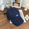 Gorra de Béisbol Bordada con Letras Nuevas de Primavera 2025 para Mujer Versión Coreana Versátil Circunferencia de Cabeza Grande Parte Superior Suave Visera de Pato Sombrero Casual