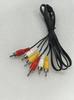 Cabo AV para Áudio e Vídeo de TV, Conector RCA de 6 Pinos com Três Fileiras para Console de Jogo, Cabo Tricolor, Cabo de Áudio e Vídeo de Alta Definição, Cabo de Áudio
