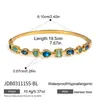 Elegante e Discreto Pulseira Europeia e Americana de Aço Titânio, Não Desbota, Luxo Leve, Sensação de Alto Padrão, Design de Nicho, Joia Transfronteiriça de Aço Inoxidável para Mulheres