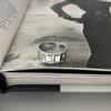 Dulce Anillo de Cristal de Hielo de Azúcar Apilado Cool para Mujer Geométrico Cóncavo-convexo Plata S925 Anillo Abierto Hip-hop Combinación Total Anillo de Dedo Marea