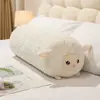 Almohada de felpa de lana cilíndrica linda y suave, cojín de sofá, muñeco decorativo, almohada larga para que duerman las niñas, regalo de cumpleaños