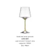 Venta directa del fabricante: Decantador de Cristal, Copa de Gran Capacidad, Copa de Vino Tinto, Alto Valor Estético, Decantador en Forma de U con Esmalte Rosa