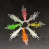 Precio Bajo de Fábrica Venta al por Mayor Cebo Integral para Peces 8 Colores Camarón de Hierba Pequeño Simulado Camarón Falso Cebo Blando de 4.5 cm Ecológico Pesca en Aguas Abiertas