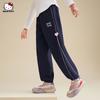 Calça Infantil Hellokitty para Meninas 2025 Novo Estilo para Crianças Maiores, Calça de Moletom para Exterior, Calça Esportiva para Meninas