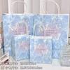 Bolsa de Regalo con Póster Nuevo de Dibujos Animados Original para Compras en Supermercado Tienda Departamental Regalo Asa Conveniente Bolsa de Regalo Conveniente