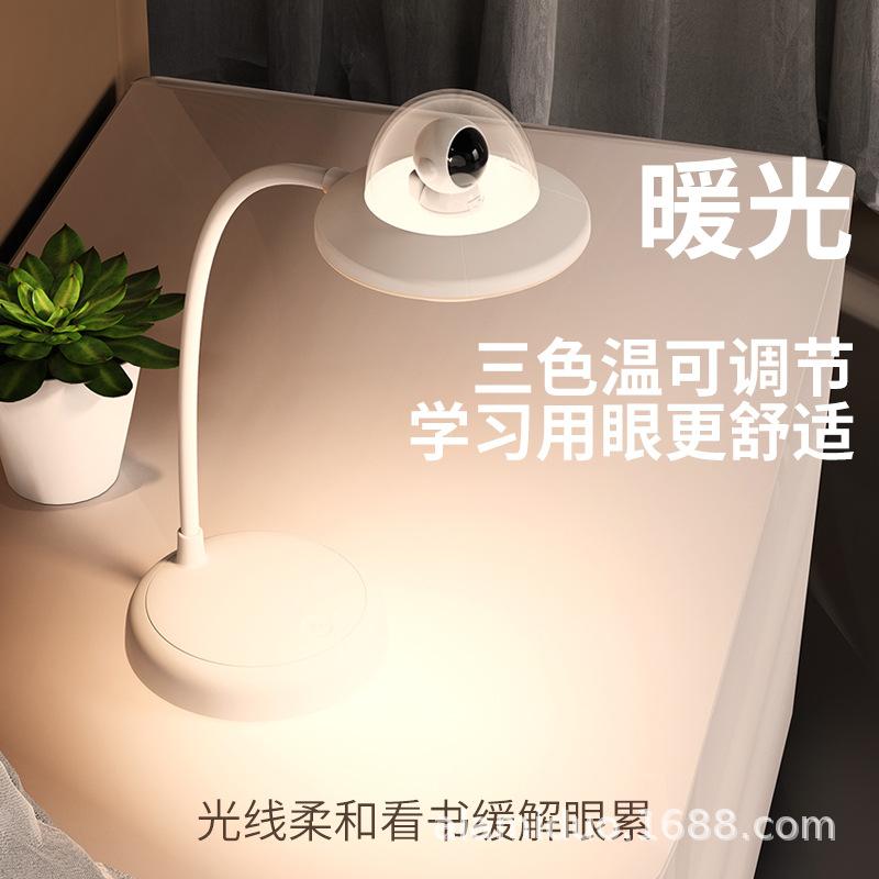 感应小台灯护眼学习专用宿舍阅读灯LED充电学生用台