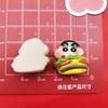 Juguete de Papas Fritas Brillantes de Dibujos Animados Niño Xiaoxin Accesorios de Resina DIY Tocado Pasador Funda para Teléfono Móvil Accesorios de Joyería Pegatinas
