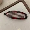 2025 Prendedor de Banana Novo Simples Fosco Grampo para Rabo de Cavalo Feminino Clip de Peixe Parte de Trás da Cabeça Presilha para Torção de Cabelo Headwear Vertical