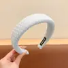 Diadema azul de corona alta modelo 2026 para uso diario, diadema para mujer para lavarse la cara, accesorio para el cabello elegante y sofisticado