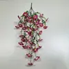 Flores Artificiais, Flores de Seda, Flores Artificiais de Plástico de Haste Única, Arranjos de Flores de Trepadeira, Flores Decorativas para Montagem de Cenário