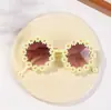 Gafas de Sol Infantiles Transfronterizas para Viajes, Gafas de Sol con Protección Solar, Lindos Girasoles Pequeños, Set de Accesorios de Moda para Bebé 2867