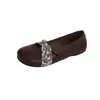 Los zapatos Mary Jane son simples y versátiles, estilo francés 2026 de suela plana, modelo nuevo de otoño, zapatos casuales de punta redonda con suela blanda que no rozan los pies