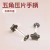 Fabricante de Dongguan 38mm-M6M8 Zinco Branco com Placa de Pressão Cabo Pentagonal Cabo de Flor de Ameixa Grampo em U Cabo de Plástico