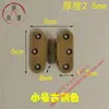 Dobradiça de Cobre Rolamento de Latão Pequena Dobradiça 2 Polegadas 3 Polegadas Dobradiça Estilo Chinês Armário Leve de Luxo Porta de Caixa Dobradiça de Porta Dobradiça Estilo Antigo