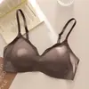 Base Líquida Invisible Sin Costuras para Busto Grande que Hace que Parezca Más Pequeño, Copa sin Espacio, Push-Up, Sujetador Cómodo de Una Pieza Bl2538