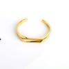 Exquisita pulsera puede ser unisex estrella empaque independiente resorte geométrico oro caramelo pulsera con candado