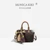 Bolso tipo almohada retro europeo y americano de gama alta para mujer, bolso de mano Boston versátil de moda de lujo ligero, bandolera