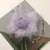 Estilo K Princesa Doce Flor Cacheada Renda de Rede Rosa DIY Pegador Corda de Cabelo Corsage Adorno de Cabeça Acessórios de Flor