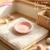 Cuenco Cerámico para Mascotas con Forma de Concha de Macarrón, Cuenco para Gatos para Prevenir Acné Felino, Protección del Cuello, Cuenco Inclinado para Comida, Cuenco para Agua, Cuenco para Perros de Alta Estética