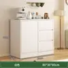 Aparador Vitrina Lateral Gabinete Moderno Simple Armario Cocina Sala de Estar Pared Estante de Almacenamiento para el Hogar Gabinete Armario de Almacenamiento