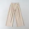 Sudadera de Moda Ajustada con Cuello Polo y Manga Larga para Mujer, Moda Versátil, Pantalones de Pierna Ancha de Tiro Alto Hasta el Suelo, Conjunto Casual
