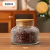 Frasco de Almacenamiento para Granos de Café Casero, Azucarero, Botella de Vidrio con Relieve, Sellado con Tapa, Botella de Almacenamiento para Cáscara de Mandarina y Hojas de Té