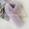 Venta al por mayor de fábrica Estilo Nuevo Bufanda para Mujer de Piel Sintética de Zorro Hebilla Magnética Simple, Moda Coreana de Lujo Ligero Bufanda Cálida Versátil