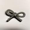 Lujo en stock lazo de diamantes de imitación accesorios de ropa accesorios para el cabello elegante broche moda accesorios DIY