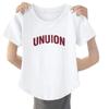 Camiseta de Algodón Puro con Hilo de Manga Corta para Mujer Deseo Puro Chicas Calientes Verano Corto Ajustado Versátil Bajo Arco Top de Moda para Mujer