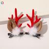 Qiyue Pinza para el Cabello Diadema Navideña Transfronteriza Copo de Nieve Reno Diadema Navideña para Personas Mayores Banda para el Cabello Tocado Accesorios para el Cabello Venta al por Mayor