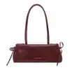 Textura retro nuevo estilo para mujer lazo casual temperamento moderno primavera bolso de mano baguette bandolera debajo del brazo