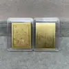 Shenzhen Shuibei Mismo Estilo Oro Puro 999 Tesoro de la Fortuna Aleación Gato de la Suerte Adhesivo Dorado para Teléfono Móvil para Atraer Riqueza Tienda de Oro