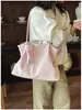 Bolsa Tote Casual Tendência Estilo Coreano Bolsa Transversal Nova Moda Feminina Bolsa de Ombro Único de Alto Padrão Nicho Bolsa Saco Versátil