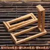 Suporte Dobrável de Bambu para Chá Pu'Er, Suporte para Bolos de Chá, Pires, Suporte de Exibição de Prato de Bolo Qizi, Bambu de Venda Direta da Fábrica