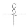 Pendientes Largos de Cadena con Borlas Estilo Coreano Pendientes de Tachuela de Moda para Hombre Pendientes sin Perforación Pendientes de Cruz Elementos Geométricos