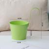 Maceta colgante de hierro personalizada, maceta colgante para plantas, maceta colgante, barandilla de balcón, cubo colgante, jardinería de metal, maceta colgante removible