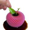 Molde de Silicona con Forma de Mousse de Falda de Manzana en Espiral para Hornear DIY Molde de Decoración de Postre para Pastel en Espiral, Pudín