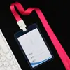 Porta-tarjetas de PVC Transparente Tarjeta de Permiso de Trabajo Empleado Insignia Porta-tarjetas de Permiso de Trabajo Porta-tarjetas de Permiso de Trabajo Personalización