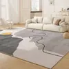 Alfombra para sala de estar 2026 nueva de lujo ligero de alta gama para sofá mesa de centro habitación del hogar dormitorio tapete de piso, lavable, no necesita lavado, engrosada