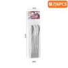Conjunto de Talheres de Aço Inoxidável Amazon 6 Peças Bolsa de PVC Faca e Garfo Colher Transfronteiriços Faca e Garfo Colher para Bife Ocidentais Conjunto de Supermercado